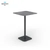 High Backrest Metal Step Stool Outdoor bar Stools Industrial Iron bar Chair with Footrest
