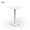 High Backrest Metal Step Stool Outdoor bar Stools Industrial Iron bar Chair with Footrest