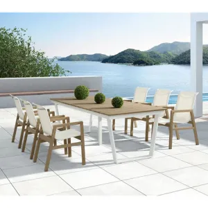 High End Garden Patio Aluminum Furniture Set Outdoor Table Sets for Hotel Restaurant Garden