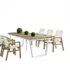 High End Garden Patio Aluminum Furniture Set Outdoor Table Sets for Hotel Restaurant Garden