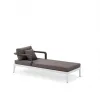 Low Price Aluminium Sun Lounger Outdoor Sun Lounger Swimming Pool Sunbed With Coffee Table
