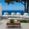 High-Quality Sale Aluminum Restaurant Bistro Garden Patio Cafe Furniture coffee table