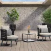 Waterproof Round Dining Table Set Modern Luxury Dining Table Set Round Home Restaurant 4 Seater Dining Table