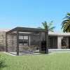 Hot Sales Electric Pergola for Swimming Pool Beach Customized Pergola Eco Friendly Patio Aluminium Louvered Waterproof Pergola
