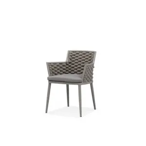 Hotel Luxury Dining Furniture Outdoor or Indoor Upholostered Dining Chair Aluminum