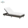 Hotel Used Outdoor Furniture Aluminum Sun Lounger Pool Chairs Sun Lounger Swimming Chaise Lounge with Round Table