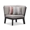Hotel Villia Apartment Aluminum Frame Popular L Shape Garden Furniture Outdoor Aluminum Sofa Set