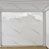Howvin Customized Manual Curtain Mesh Fabric Accessories of Pegola