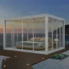 Howvin 3.6*3.6M Aluminum Oem Size Modern Automatic Patio Outdoor Opening Louvered Roof Pergola Kits
