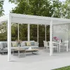 Howvin 3.6*3.6M Aluminum Oem Size Modern Automatic Patio Outdoor Opening Louvered Roof Pergola Kits