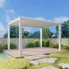 Howvin Manual Outdoor Gazebo Louvre Roof Bioclimatic Pergola for Modern Aluminium Sunshade