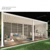 Howvin Modern Design Patio Gazebo Bioclimatic Aluminium Louvered Roof Pergola for Outdoor Garden