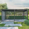 Howvin Patio Louvers Roofing Systems Aluminium Gazebo Commercial Pergola Restaurant Outdoor Cover