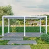 Howvin Smart Waterproof Louvered Roof Luxury Modern Pergola Louver Roof Bioclimatic Pergola with Zipped Blinds