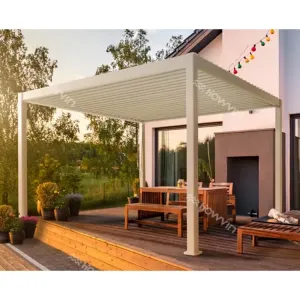 Howvin 3*3.6M Aluminium Frame Hardtop Waterproof Pergola Outdoor Aluminium Gazebo for Garden Patio
