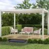 Howvin 3*3.6M Aluminium Frame Hardtop Waterproof Pergola Outdoor Aluminium Gazebo for Garden Patio