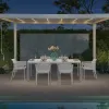Howvin 3*3.6M Aluminium Frame Hardtop Waterproof Pergola Outdoor Aluminium Gazebo for Garden Patio