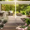 Howvin 3*6M Outdoor Aluminium Bioclimatic Louvered Pergola With Led System