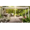Howvin 3*6M Modern Design Sun Bioclimatic Waterproof Aluminium Pergola Awning Roof Louvered Pergola