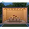Howvin 3*4M 3X4 Quality Guaranteed Garden Balcony Aluminium Patio Cover Arches Arbours Pergolas
