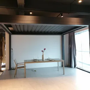 Luxury 3X4X2.7M Aluminum Outdoor Furniture Factory Awnings Roof Waterproof Pergola Motorized Pergola Outdoor Furniture Factory