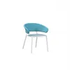 Modern Combination Original Design Matel Commercial 6 Chairs Outdoor Dining Table and Chair Set Garden Furniture