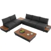 Modern Combination Outdoor Furniture Sofa Set Suit for Garden or Patio Use