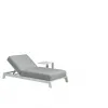 Modern Design Garden Furniture Modern Style Poolside Sun Lounger Chair Lying Bed With Coffee Table