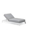 Modern Design Garden Furniture Modern Style Poolside Sun Lounger Chair Lying Bed With Coffee Table