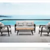 Modern Dining Set Table Chair Hotel Restaurant Furniture Dining Chair Sets Aluminum Dining Table Outdoor Dinning Table Set