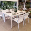 Modern Furniture Kitchen Luxury Dining Table Set New Design Patio Dining Set Customized Wholesale Garden Dining Set