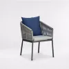 Modern Patio Furniture Leisure Aluminum Garden Rope Mania Series Dining Rope Chair