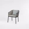 Modern Patio Furniture Leisure Aluminum Garden Rope Mania Series Dining Rope Chair