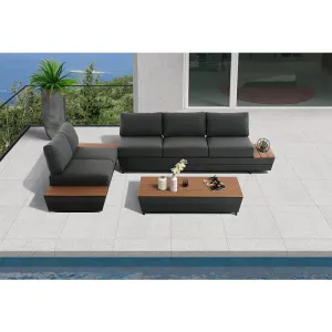 Modern Style Combination Garden Patio Sofa Luxury Customized Aluminum Furniture Outdoor Sofa