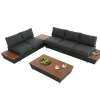 Modern Style Combination Garden Patio Sofa Luxury Customized Aluminum Furniture Outdoor Sofa