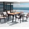 2024 Morden Dining Outside Chair Set Hotel Restaurant Furniture Dining Chair Sets Outdoor Dining Table Dinning Outdoor Chair