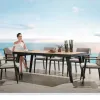 2024 Morden Dining Outside Chair Set Hotel Restaurant Furniture Dining Chair Sets Outdoor Dining Table Dinning Outdoor Chair