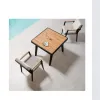 2024 Morden Dining Outside Chair Set Hotel Restaurant Furniture Dining Chair Sets Outdoor Dining Table Dinning Outdoor Chair