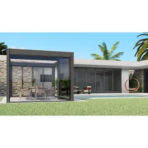 Most Popular Customized Pergola 100% Waterproof for Garden Retractable Pergola Motorized Adjustable Sunshade Pergola With Roof
