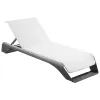 New Design New Style Outdoor Lounge Chair Aluminum Frame Sun Lounge With Side Table for Sell