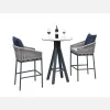 New Design Restaurant Bars Modern Metal High Table Bar Chair Stools Set