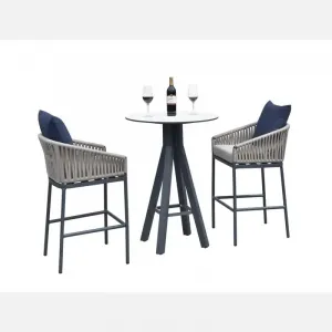 New Design Restaurant Bars Modern Metal High Table Bar Chair Stools Set