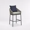 New Design Restaurant Bars Modern Metal High Table Bar Chair Stools Set