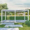 2024 New Model Exterior Aluminum Garden Gazebo Hot Sale Outdoor Awnings Patio Terrace Outdoor Pergola
