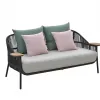 Nicaea Series Teak Sofa Modern Italian Luxury Outdoor Sofa Set for Outdoor Garden