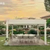 OEM Pergola Aluminium Outdoor Motorized Made in China Waterproof Aluminum Louvered Roof Pergola