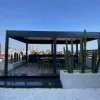 OEM Pergola Aluminium Outdoor Motorized Made in China Waterproof Aluminum Louvered Roof Pergola