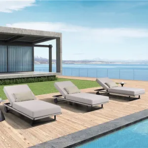 Outdoor Sun Fun Chaise Lounge Sunbed Furniture Daybed Mania Series Sun Lounger Bed Beach Chair