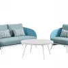 Professional Manufacture Garden Patio Furniture Aluminum 4Pcs Modern Hotel Patio Sofas Set