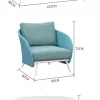 Professional Manufacture Garden Patio Furniture Aluminum 4Pcs Modern Hotel Patio Sofas Set